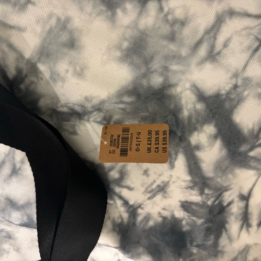 PINK Victoria's Secret Black and Gray Tie-Dye Tote - Picture 3 of 4